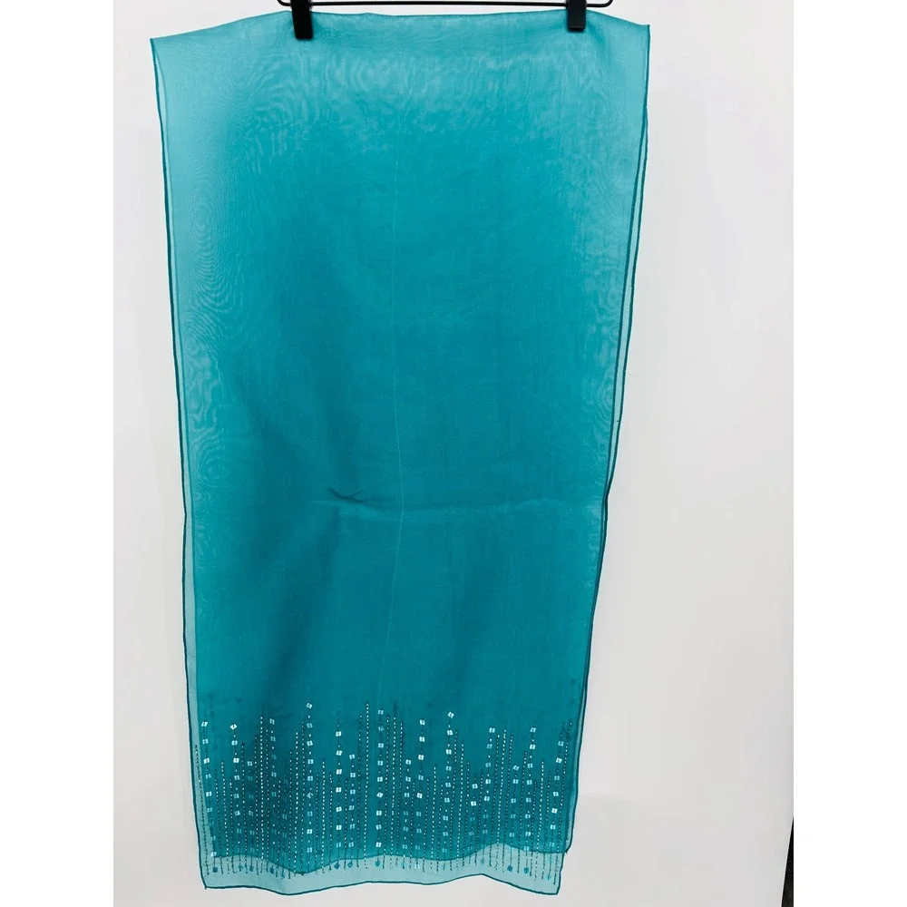 Unbranded sheer teal